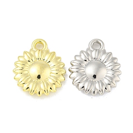 Rack Plating Alloy Pendants, Flower