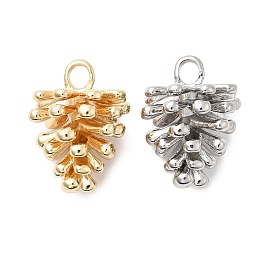 Подвески из сплава, долговечный, без свинца и без кадмия, стойки покрытие, очарование сосновой шишки