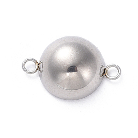304 Stainless Steel Links Connectors, Half Round