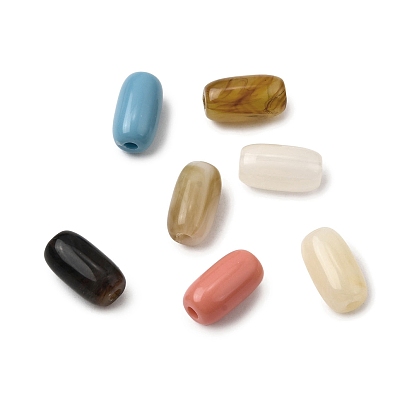 Непрозрачные акриловые бусины, колонка