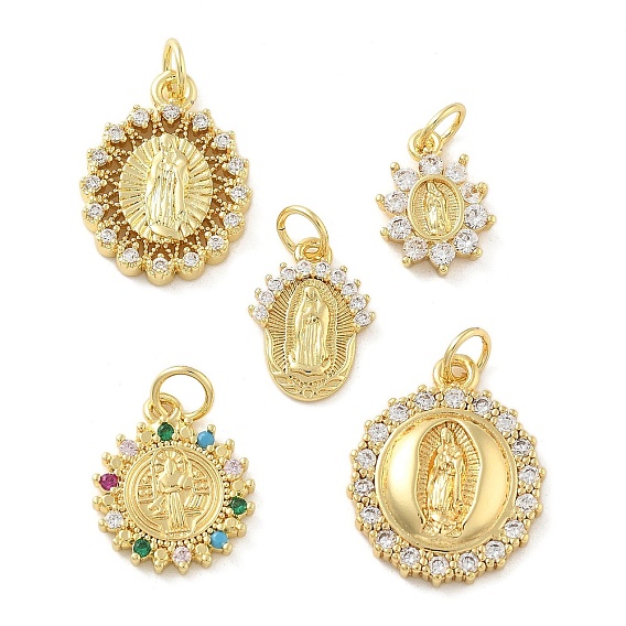 Латунные микро проложить кубического циркония подвески, без свинца и без кадмия, долговечный, стойки покрытие, с целью перехода в кольце