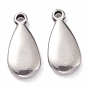 201 Stainless Steel Pendants, Teardrop