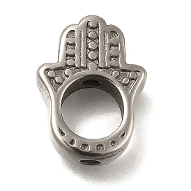 304 Stainless Steel Bead Frame, Hamsa Hand