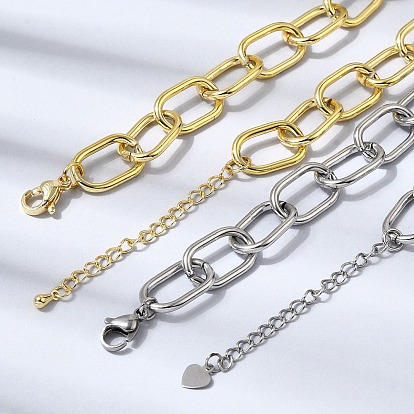 Ожерелья-цепочки из латуни для женщин, стойки покрытие, без кадмия и без свинца, долговечный