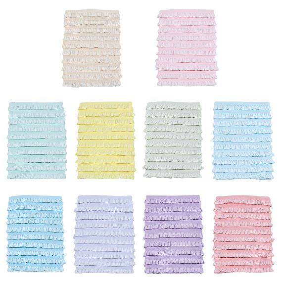 50м 10цветная нейлоновая кружевная отделка, аксессуары для одежды