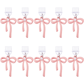10шт пластиковые мобильные пылезащитные заглушки, Сплав с подвесками, бантом