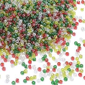 4 цвета 11/0 рождественские круглые бисеринки Toho, прозрачный блеск, 109b & 108b & 101 & 105