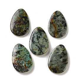 Крупные подвески из натуральной африканской бирюзы (яшмы)., слезинки