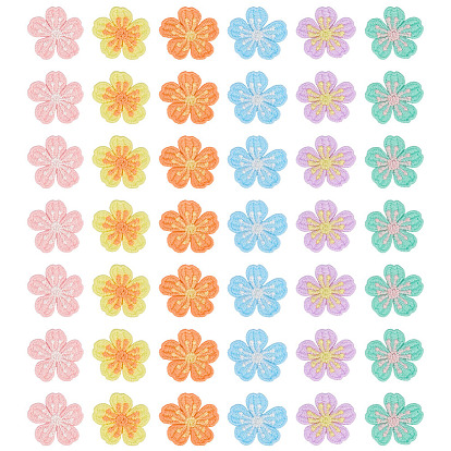 60 шт. 6 цвета поликоттон украшения аксессуары, цветок