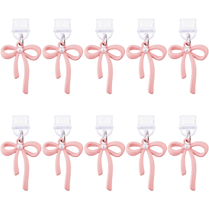10шт пластиковые мобильные пылезащитные заглушки, Сплав с подвесками, бантом
