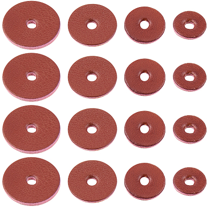 100шт. 4 стили шайбы из искусственной кожи, изоляционная прокладка, плоско-круглые