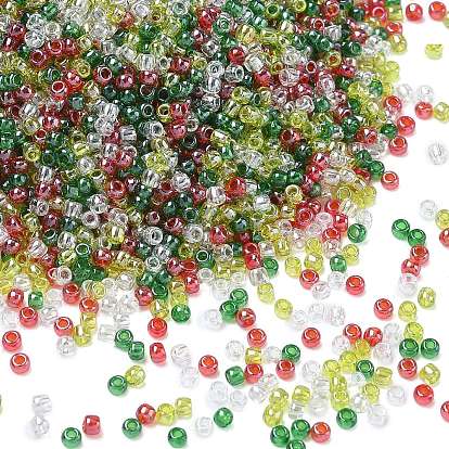 4 цвета 11/0 рождественские круглые бисеринки Toho, прозрачный блеск, 109b & 108b & 101 & 105