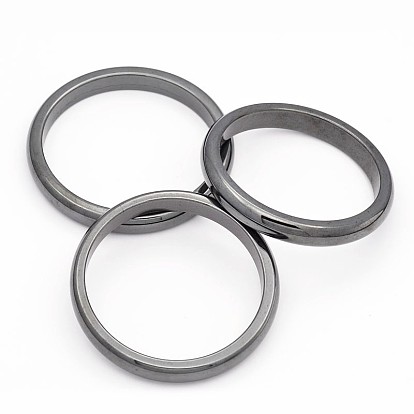 Magnetic Synthetic Hematite Bangles, 57~62mm