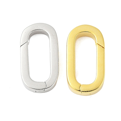 925 пружинные кольца из стерлингового серебра, прямоугольные