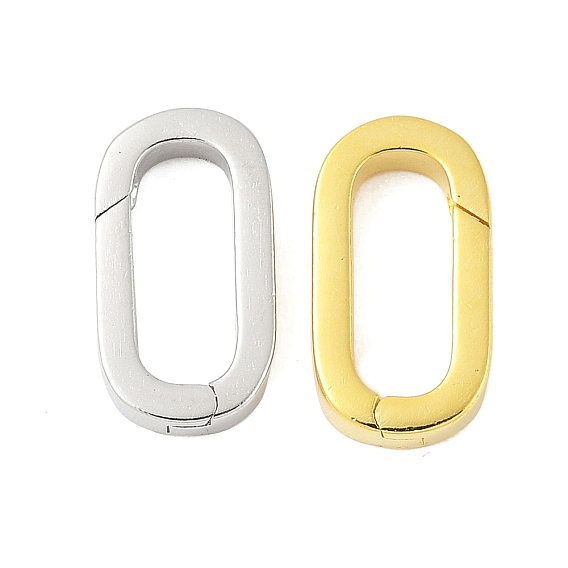 925 пружинные кольца из стерлингового серебра, прямоугольные