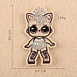 Computerized Embroidery Cloth Iron on/Sew on Patches, Costume Accessories, Paillette Appliques, Baby