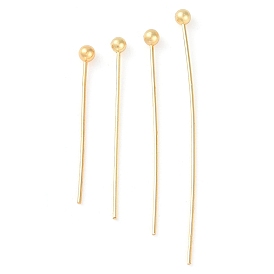 Brass Ball Head Pins, for Jewelry Making