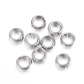 304 Stainless Steel Quick Link Connectors, Linking Rings, Closed But unsoldered