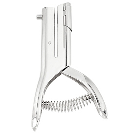 Пробойник для тяжелых условий эксплуатации из сплава с одним отверстием, с железной фурнитурой, для бумажных поделок и удостоверений личности из пвх, формирователи бумаги для школьных принадлежностей домашнего офиса