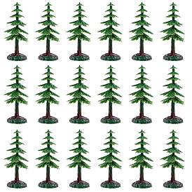 50 шт. миниатюрные елочные украшения, аксессуары для домашнего кукольного домика с микро-ландшафтом, притворяясь опорными украшениями