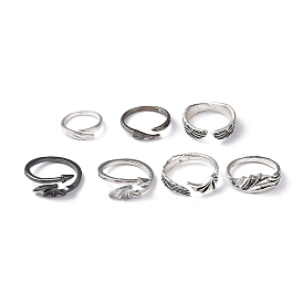 Alloy Wing Open Cuff Ring for Women