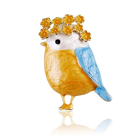 Alloy Enamel Brooch, Bird Enamel Pin