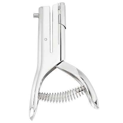 Пробойник для тяжелых условий эксплуатации из сплава с одним отверстием, с железной фурнитурой, для бумажных поделок и удостоверений личности из пвх, формирователи бумаги для школьных принадлежностей домашнего офиса