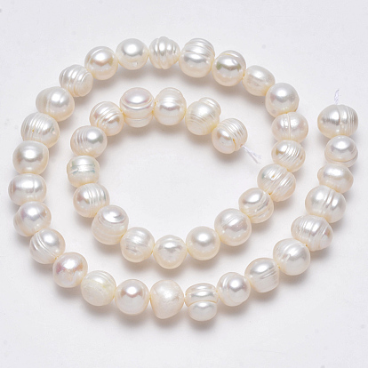 Grade A Natural Cultured Freshwater Pearl Beads Strands, Potato