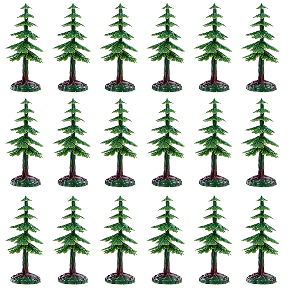 50 шт. миниатюрные елочные украшения, аксессуары для домашнего кукольного домика с микро-ландшафтом, притворяясь опорными украшениями