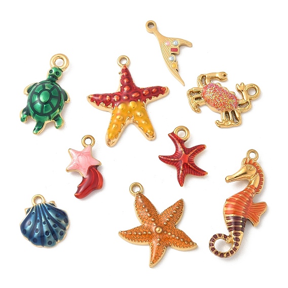 304 нержавеющей стальной эмали подвески, ионное покрытие (ip), реальный 18 k позолоченный