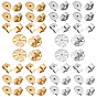 80Pcs 8 Styles Ion Plating(IP) 304 Stainless Steel Ear Nuts, Butterfly Earring Backs for Post Earrings