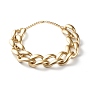 CCB Plastic Curb Chain Necklace, Chunky Link Chain Necklace for Women