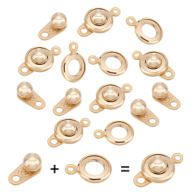 30 наборы 201 застежки-кнопки из нержавеющей стали