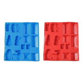 Rectangle DIY Food Grade Silicone Mold, Cake Molds(Random Color is not Necessarily The Color of the Picture)