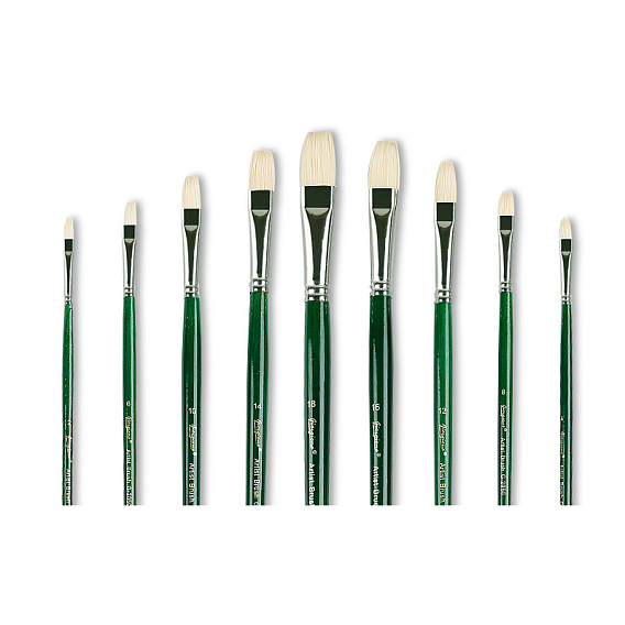 Набор кистей, насадка из щетины с деревянной ручкой и алюминиевой трубкой, для акварельной живописи художник профессиональная живопись