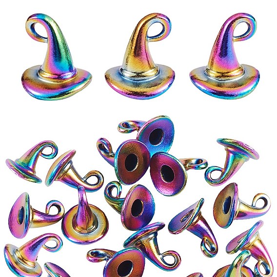Colgante de acero, sombrero de bruja