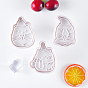 Plastic Cookie Fondant Stamper Set, Biscuit Cookie Stamp Impress, Christmas Theme Shapes