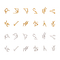 Zinc Alloy Cabochons, Twelve Constellations