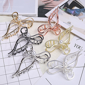 Eco-friendly Zinc Alloy Butterfly Bow Hair Clip for Women and Girls