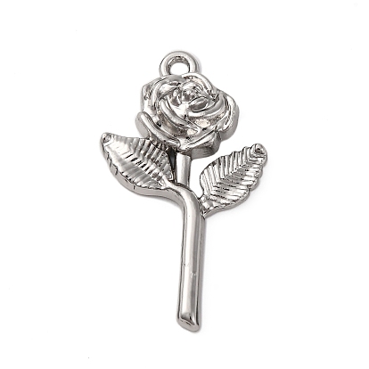 Подвески из сплава , цветок, без свинца и без кадмия