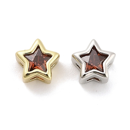 Латунь с кубиками циркония, звезда, долговечный, стойки покрытие, без свинца и без кадмия, ионное покрытие (ip)