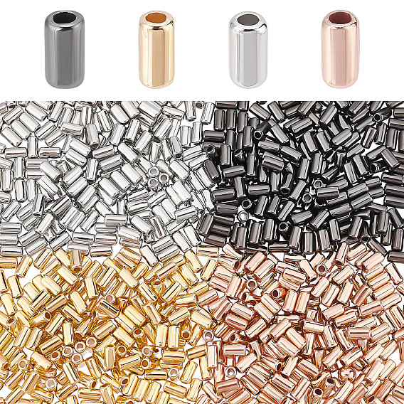 2000шт 4 цвета бусины из АБС-пластика, для браслета колье, аксессуары для одежды, колонка