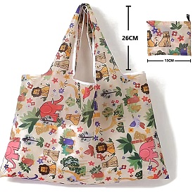 Oxford Cloth Tota Bags, Portable Reusable Shopping Bags