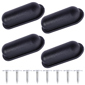 4комплекты сменных боковых ножек для багажа, с винтом