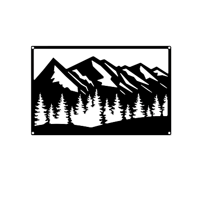 Железные настенные художественные украшения, для парадного крыльца, гостинная, кухня, матовый стиль