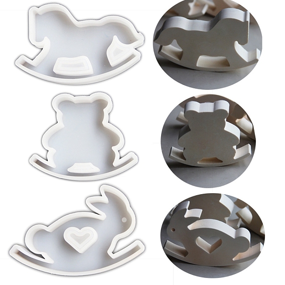 Силиконовые формы, формы для украшения, формы для литья гипсовой смолы, белые