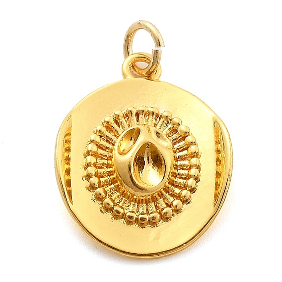 Латунные подвески, шляпные прелести, с целью перехода в кольце