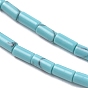 Synthetic Turquoise Beads Strands, Column
