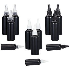 12шт 3 цвета pp пластиковые бутылки для дозирования клея, с закручивающейся верхней крышкой