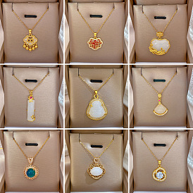 Minimalist Design Gold Pendant Necklace - Unique, Durable, Timeless.